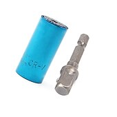 cheap Wrench-2pc 7-19mm Universal Socket Wrench, Multi-function Ratchet, Hand Drill Motorcycle Repair Socket, Magic Socket Spark Plug