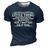 billiga Roliga T-shirts för män-Herr Bokstav Grafiska tryck T-shirt Grafiska utslagsplatser Roliga T-shirts Slogan T-shirts nödställd t-shirt Kortärmad T-shirt 3D-tryck Rund hals Skjorta Vintage Sport Designer Utomhus Gata Dagligen
