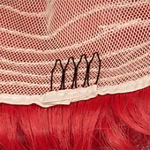 cheap Carnival Wigs-Red Queen Heart Cosplay Wig for Women Girls Pre-styled Fluffy Short Curly  Anime Cosplay Party Wigs Carnival Wigs