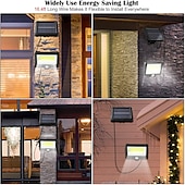 cheap Street Lights-LED Flood Lights Split Solar Lamp Outdoor Motion Sensor LED Solar Floodlight Outdoor Safety Solar Lamp Waterproof 3 Lighting Modes Including 16.4 Feet (about 5 meters) Cable Suitable for Garden Yard Garage