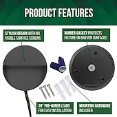 abordables luces de pared al aire libre-5w luz de pared exterior led impermeable ip65 lámpara de pared ac/d12v voltaje de seguridad lámpara de cubierta lámpara de barra lámpara de escalera lámpara de paisaje aluminio fundido a presión 3000k blanco cálido opcional ac85-265v 2 piezas 6 piezas