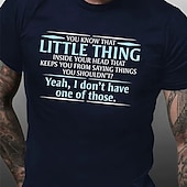 voordelige Grafisch T -shirt voor heren-Voor heren Grafisch Brief T-shirt Informele stijl 100% katoen Korte mouw Grafisch Shirt Zwart Rood Marineblauw Comfortabel T-shirt Straat Casual Modeontwerper kleding