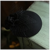cheap Accessories and More-Retro Vintage 1950s Fascinator Hat Kate Middleton Women&#039;s Masquerade Party / Evening Bachelorette Party Adults Hat