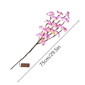 お買い得  装飾ライト-ナイトライト 花デザイン 20球シミュレーション  LEDフェアリーライト 卓上 パーティー ホームデコレーションライト ベッドサイドランプ 雰囲気ライト おしゃれ インテリア 卓上 テーブルランプ