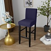 halpa Ruokailutuolin päällinen-joustava ruokapöydän tuolin päällinen viininpunainen kestävä lemmikkieläinten naarmuuntumaton liukupäällinen parantaa suojaa ja mukavuutta irrotettava kalustetuolin istuinpäällinen