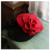 cheap Accessories and More-Retro Vintage 1950s Fascinator Hat Kate Middleton Women&#039;s Masquerade Party / Evening Bachelorette Party Adults Hat