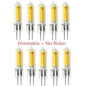 voordelige Ledlampen met twee pinnen-10 stks dimbare geen flikkering glas led g4 cob lamp 3 w ac/dc12v led lamp kristal gloeilamp lampada lampara bombilla ampul