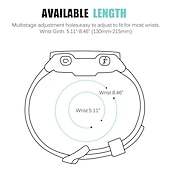 billiga Garmin klockband-Klockarmband för Garmin Forerunner 220/230/235/620/630/735XT Approach S20 / S6 / S5 Silikon Ersättning Rem med borttagningsverktyg Vattentät Andningsfunktion Sportband Armband