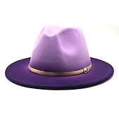 economico Cappelli per feste-Unisex Cappello Cappelli da pescatore Protezione solare Caldo Matrimonio Feste Tinta unita Multicolore