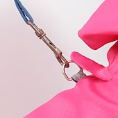 baratos capa de chuva-Cachorros Gatos Capa de Chuva Jaqueta de Chuva Moda Clássico Reflector Prova-de-Água Macio Lavável Confortável Ao ar livre Casual / Diário Roupas para cães for Bichon Frise Pomerânia Animais de