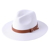 cheap Hats-Women&#039;s Cowboy Hats 1pcs Basic Brown Band Western Hats