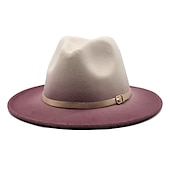 economico Cappelli per feste-Unisex Cappello Cappelli da pescatore Protezione solare Caldo Matrimonio Feste Tinta unita Multicolore