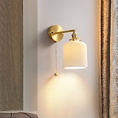 cheap Indoor Wall Lights-Modern Nordic Style Indoor Wall Lights LED Living Room Bedroom Copper Wall Light 220-240V