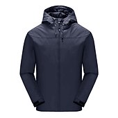 cheap Outdoor Jackets-Men&#039;s Waterproof Hiking Jacket Hooded Jacket Windbreaker Raincoat Outdoor Rain Jacket Windproof Quick Dry Lightweight Jacket Outerwear Trench Coat Top Full Zip Hunting Fishing