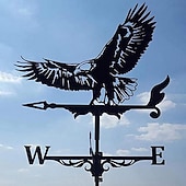 tanie ozdobne słupki ogrodowe-metalowy wiatrowskaz kogut ozdobiony wiatrowskaz żelazna ozdoba koguta do budy dachowej wskazująca kierunek wiatru wystrój stoczni