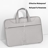 cheap Laptop Bags,Cases &amp; Sleeves-Laptop Sleeves 12&quot; 13.3&quot; 14&quot; inch Compatible with Macbook Air Pro, HP, Dell, Lenovo, Asus, Acer, Chromebook Notebook Waterpoof PU Leather Solid Color for Travel Business Office Colleages &amp; Schools