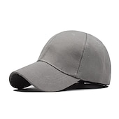 economico Cappelli-1 pz berretto unisex casual solido curvo visiera parasole berretto da baseball cappelli di snapback regolabili per le donne uomini hip hop cap street papà cappello