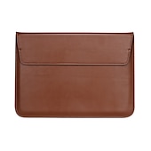levne Tašky, pouzdra a pouzdra na notebooky-Rukávy na notebook 12 &quot; 13.3 &quot; 14 &quot; palec Kompatibilní s Macbook Air Pro, HP, Dell, Lenovo, Asus, Acer, Chromebook Notebook Voděodolný Nárazuvzdorné Kožené Pevná barva pro Obchodní kancelář