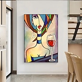 economico Ritratti-Mintura Figura Fatta A Mano Pittura A Olio Su Tela Decorazione Della Parete Di Arte Moderna Immagine Astratta Per La Decorazione Domestica Pittura Arrotolata Senza Cornice Non Allungata