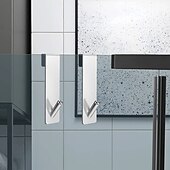 levne koupelnový organizér-koupelna sprchové dveře háček přes skleněné dveře sprchový věšák na ručníky nerez vrtání zdarma držák na ručníky