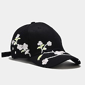 1pcs New High Quality Unisex Cotton Outdoor Baseball Cap Plum Embroidery Snapback Fashion Sports Hats For Men & Women Cap 11
