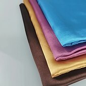 billige skjerf-1 stk 90*90cm ensfarger halsduk hijab skjerf for kvinner silke sateng pannebånd hår skjerf kvinnelige firkantede sjal hodeskjerf for damer