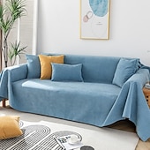 cheap Sofa Blanket-Waterproof Couch Covers Sofa Towel Blanket Farmhouse Slipcovers For Dogs Pet,Sectional Sofa Cover For Love Seat,L Shaped,3 Seater,Arm Chair,Washable Couch Durable Protector
