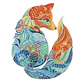 abordables fournitures de peinture, de dessin et d&#039;art-nouveau bois animal puzzle a5 a4 a3 taille bébé jouet 3d jigsaw set jeu de société pour adultes enfants cadeaux jouet éducatif tangram puzzles