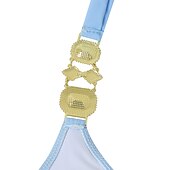 abordables Ensemble de bikinis-Femme Normal Maillots de Bain Bikinis 2 pièces Tanga Maillot de bain Paillettes Vacances Mode Couleur unie Plonger Sans Manches Maillots de bain