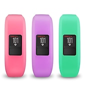 cheap Garmin Watch Bands-3 Pack Watch Band for Garmin Vivofit 3 Vivofit JR Vivofit jr 2 Silicone Replacement  Strap Elastic Waterproof Adjustable Sport Band Wristband