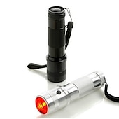 abordables Linternas-linterna led linterna de mano de emergencia 10 colores para acampar al aire libre