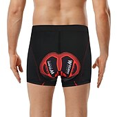 abordables Ropa Interior y Capas Base para Hombre-WOSAWE Hombre Ropa interior de ciclismo Pantalones cortos bicicleta Culotte Ciclismo Bicicleta Bermudas Pantalones cortos Ropa interior Ajuste semiformado MTB Bicicleta Montaña Ciclismo Carretera