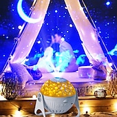 economico luci del proiettore della galassia stella-planetario proiettore luci galassia proiezione 7 in 1 con 360 nebulosa rotante luna notte lampada pianeta aurora per camera da letto soffitto sala giochi party bar