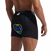 economico Pantaloncini, calzamaglie e pantaloni da uomo-WOSAWE Pantaloncini da uomo in mountain bike con pantaloncini da uomo imbottiti cinguali imbottiti rimovibili in ciclismo in poliestere estate in bici imbottiti