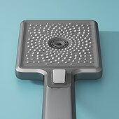 cheap Outdoor Shower Fixtures-Shower Faucet,Rainfall Shower Set Piano Digital Intelligent Brass Bathroom Faucets Hot Cold Waterfall Tap Rainfall Gray/White/Black Shower System