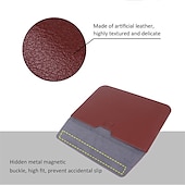 levne Tašky, pouzdra a pouzdra na notebooky-Rukávy na notebook 12 &quot; 13.3 &quot; 14 &quot; palec Kompatibilní s Macbook Air Pro, HP, Dell, Lenovo, Asus, Acer, Chromebook Notebook Voděodolný Nárazuvzdorné Kožené Pevná barva pro Obchodní kancelář