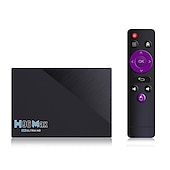 cheap TV Boxes-Smart TV Box H96 MAX RK3566 Quad Core Android 11.0 8GB RAM 128GB ROM 1080p 8K with Dual Wi-Fi 2.4G/5.0G Media Player Google Play Youtube