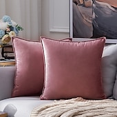 economico Tendenze cuscini-più cool cuscini decorativi cuscini di lancio copertura del cuscino di tiro di velluto agriturismo federa per camera da letto soggiorno cuscino rosa blu verde salvia viola giallo