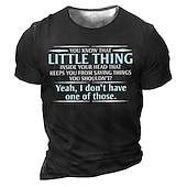 billiga Roliga T-shirts för män-Herr Bokstav Grafiska tryck T-shirt Grafiska utslagsplatser Roliga T-shirts Slogan T-shirts nödställd t-shirt Kortärmad T-shirt 3D-tryck Rund hals Skjorta Vintage Sport Designer Utomhus Gata Dagligen