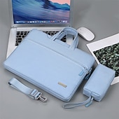 cheap Laptop Bags,Cases &amp; Sleeves-Laptop Briefcases 12&quot; 13.3&quot; 14&quot; inch Compatible with Macbook Air Pro, HP, Dell, Lenovo, Asus, Acer, Chromebook Notebook Waterpoof Oxford Cloth Solid Color for Travel Colleages &amp; Schools