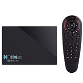 cheap TV Boxes-Smart TV Box H96 MAX RK3566 Quad Core Android 11.0 8GB RAM 128GB ROM 1080p 8K with Dual Wi-Fi 2.4G/5.0G Media Player Google Play Youtube