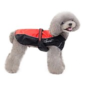 billiga Regnrock-Hund Katt Regnjacka Mode Fritid Vattentät Mjuk Tvättbar Bekväm Utomhus Fest Vardag Ledigt / vardag Festival Hundkläder for Bulldogg Shiba Inu Pudel Small Medium