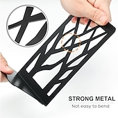 ieftine Semne de Carte &amp; Marcaje-capete de cărți design arbore suport de cărți modern pentru rafturi suport de cărți antiderapant opritor de cărți din metal rezistent pentru cărți/cd-uri raft de cărți decorativ pentru casă 2 perechi