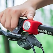 cheap Bikes &amp; Components-ROCKBROS Electric Bike Horn / Bell Waterproof Lightweight for Road Bike Mountain Bike MTB Cycling Bicycle Silica Gel Green Black Red 1 pcs / IPX 4