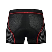 abordables Ropa Interior y Capas Base para Hombre-WOSAWE Hombre Ropa interior de ciclismo Pantalones cortos bicicleta Culotte Ciclismo Bicicleta Bermudas Pantalones cortos Ropa interior Ajuste semiformado MTB Bicicleta Montaña Ciclismo Carretera