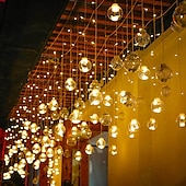 economico Striscie luci ad energia solare-energia solare led sfera dei desideri stringa di luce fata flessibile filo di rame stringa di luce per tenda per giardino cortile vacanza festa di natale illuminazione decorativa colorata
