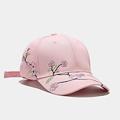 1pcs New High Quality Unisex Cotton Outdoor Baseball Cap Plum Embroidery Snapback Fashion Sports Hats For Men & Women Cap 13