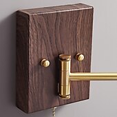 cheap Indoor Wall Lights-Modern Nordic Style Indoor Wall Lights LED Swing Arm Bedroom Copper Wall Light 220-240V