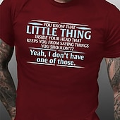 voordelige Grafisch T -shirt voor heren-Voor heren Grafisch Brief T-shirt Informele stijl 100% katoen Korte mouw Grafisch Shirt Zwart Rood Marineblauw Comfortabel T-shirt Straat Casual Modeontwerper kleding
