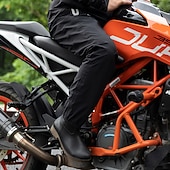 billiga Shorts, tights och byxor för män-ROCKBROS Herr Cykelbyxor Cykel Byxa Underdelar Vinter Bergscykling Vägcykling sporter Vattentät Vindtät Regnsäker Snabb tork Svart Kläder Cykelkläder